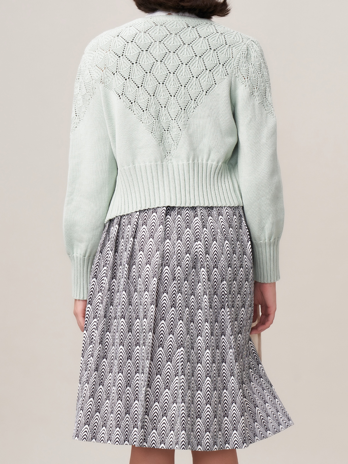 Moderne Dirndl Bluse Lang in Grün