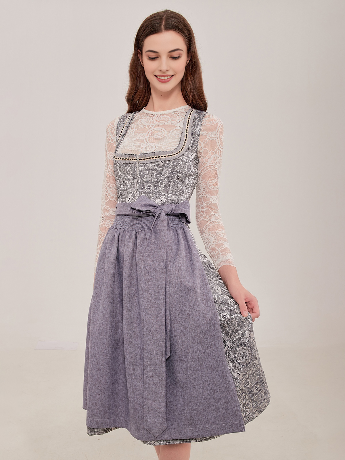 Dirndl Rosa Schlicht