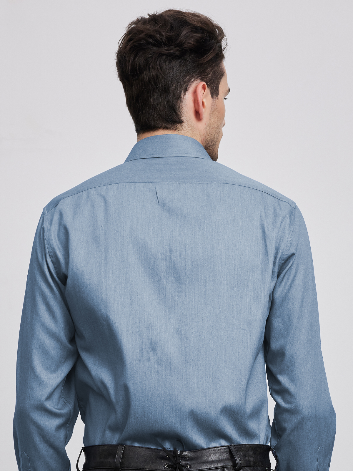 Dirndl-Bluse in Blau