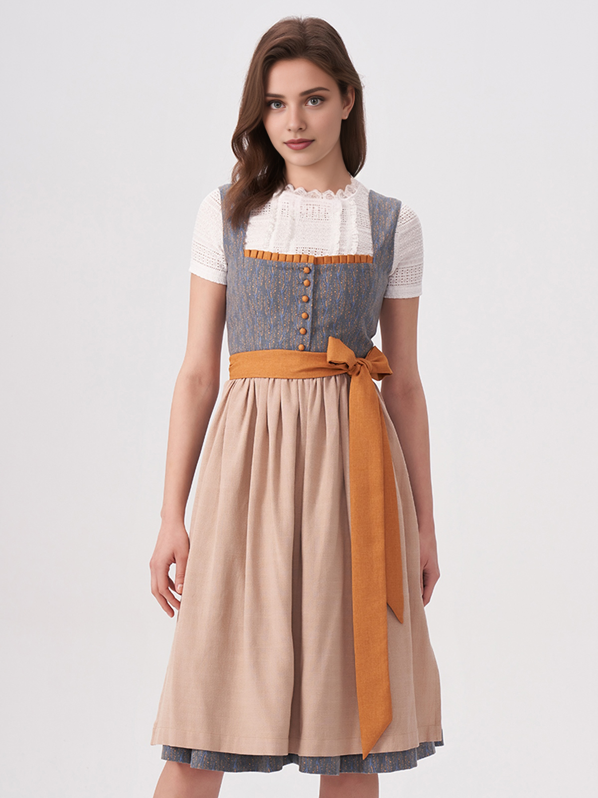 Ehreer Dirndl in Blau