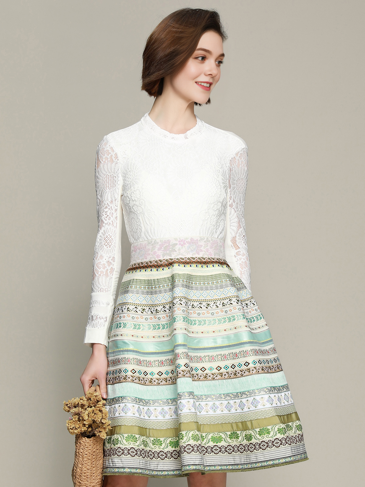 Moderner Janker in Grün mit figurbetonter Silhouette