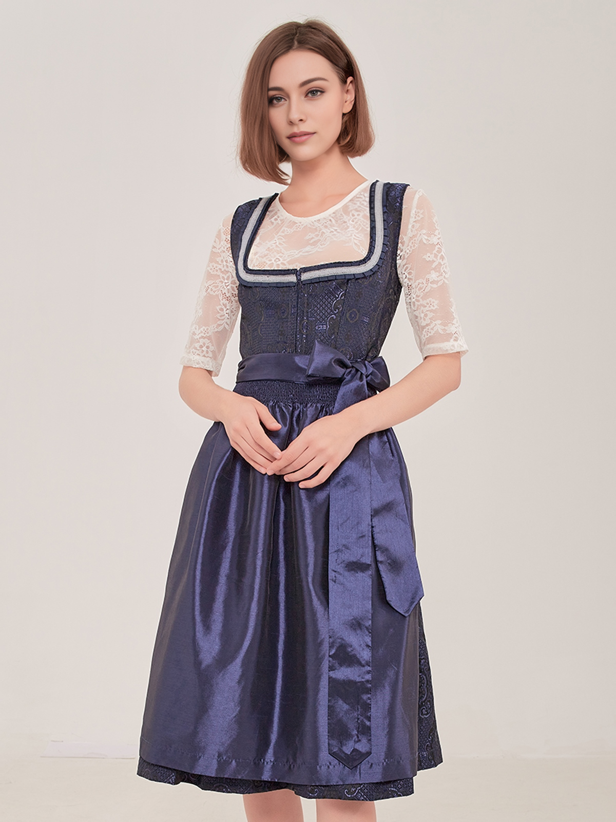 Dirndl Dunkelgrün Samt