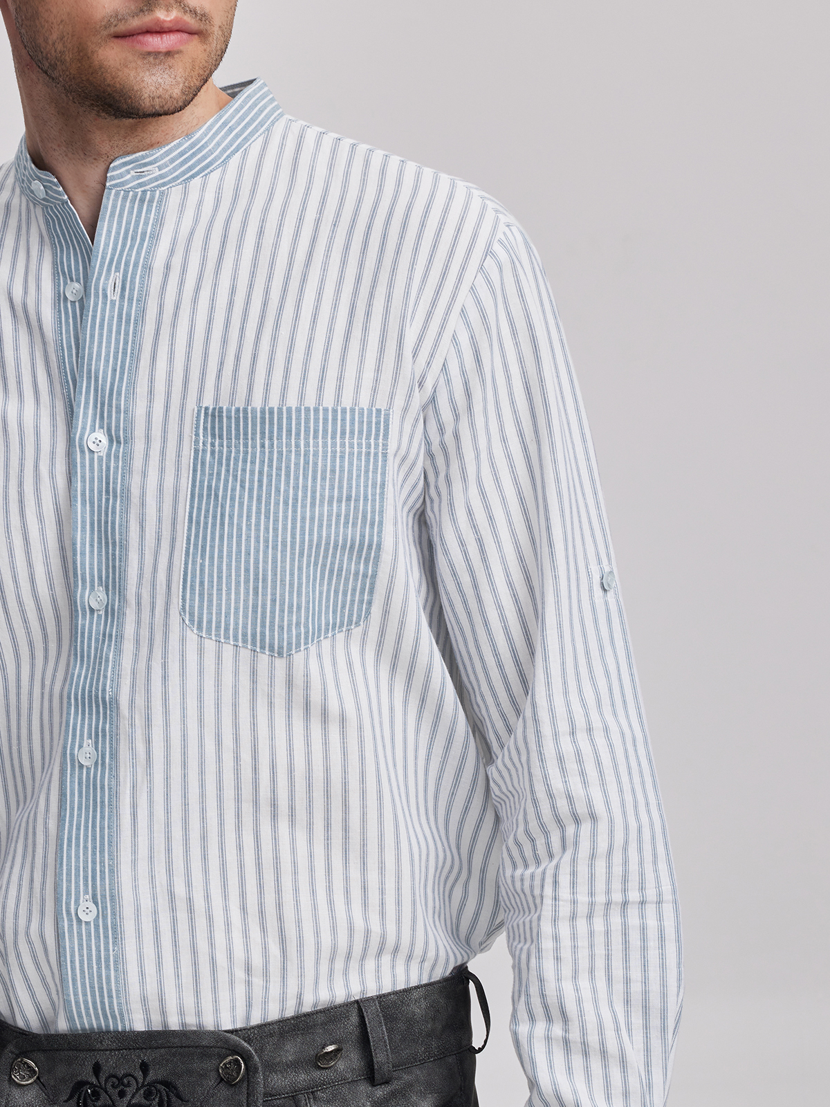 Dirndl Bluse in Blau