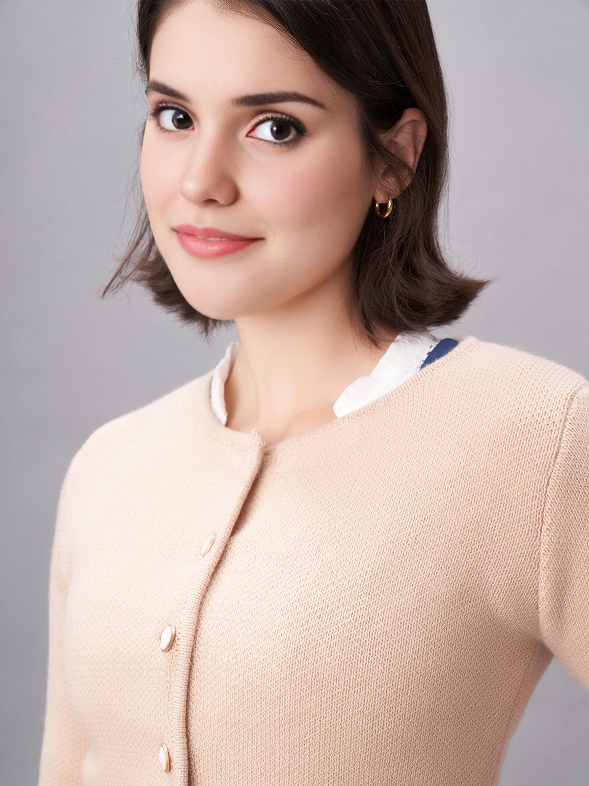 Dirndl Babyblau mit Strickjacke