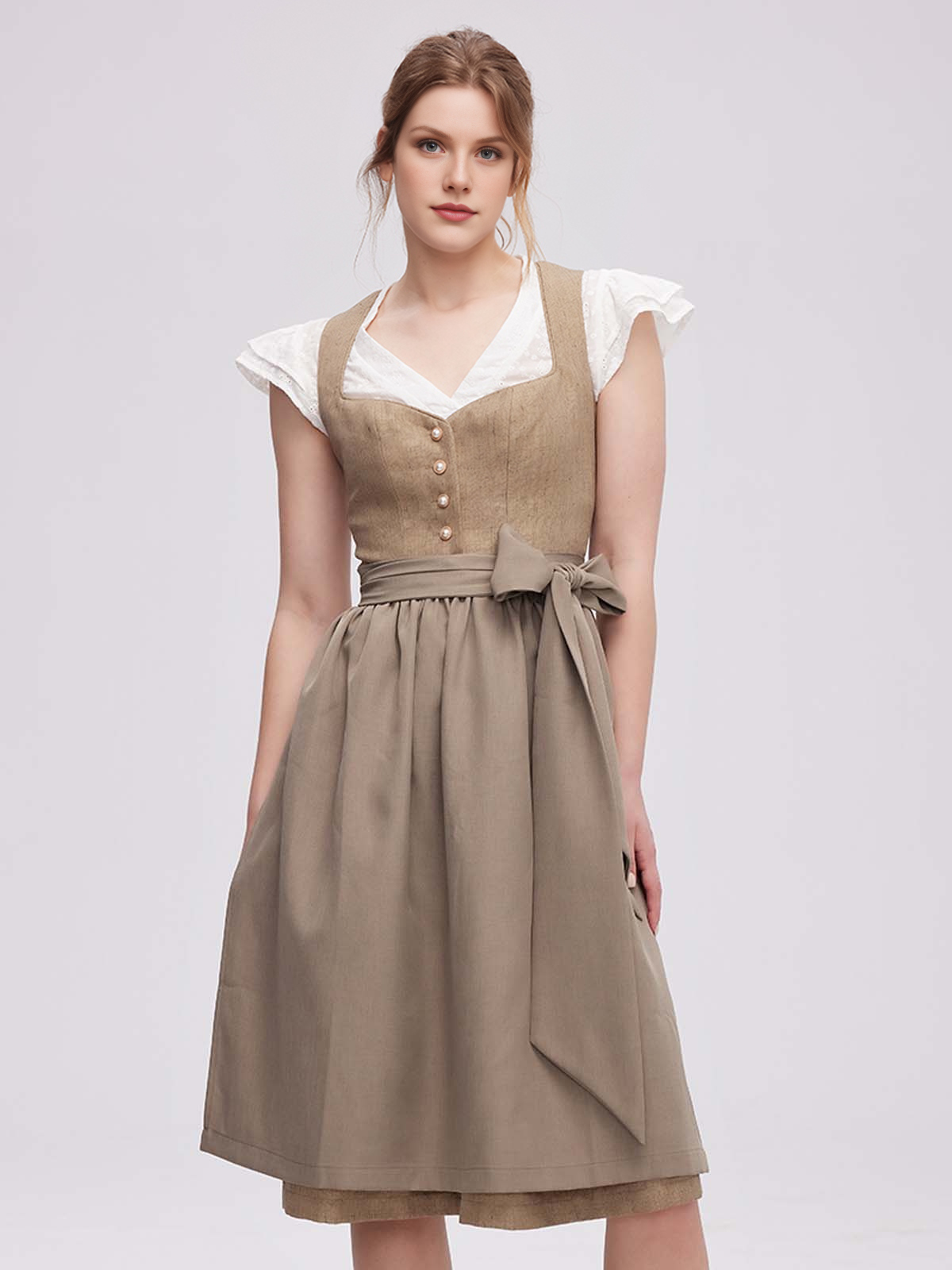 Modernes Dirndl in Grün – perfekt für den urbanen Lifestyle